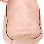 Shoulder Bag Small D Ring Bucket Tote Pink Guccissima Leather