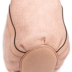 Shoulder Bag Small D Ring Bucket Tote Pink Guccissima Leather
