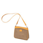 Bolso de Hombro Vintage GG Bandolera Beige Lona Recubierta Microguccissima