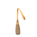 Bolso de Hombro Vintage GG Bandolera Beige Lona Recubierta Microguccissima
