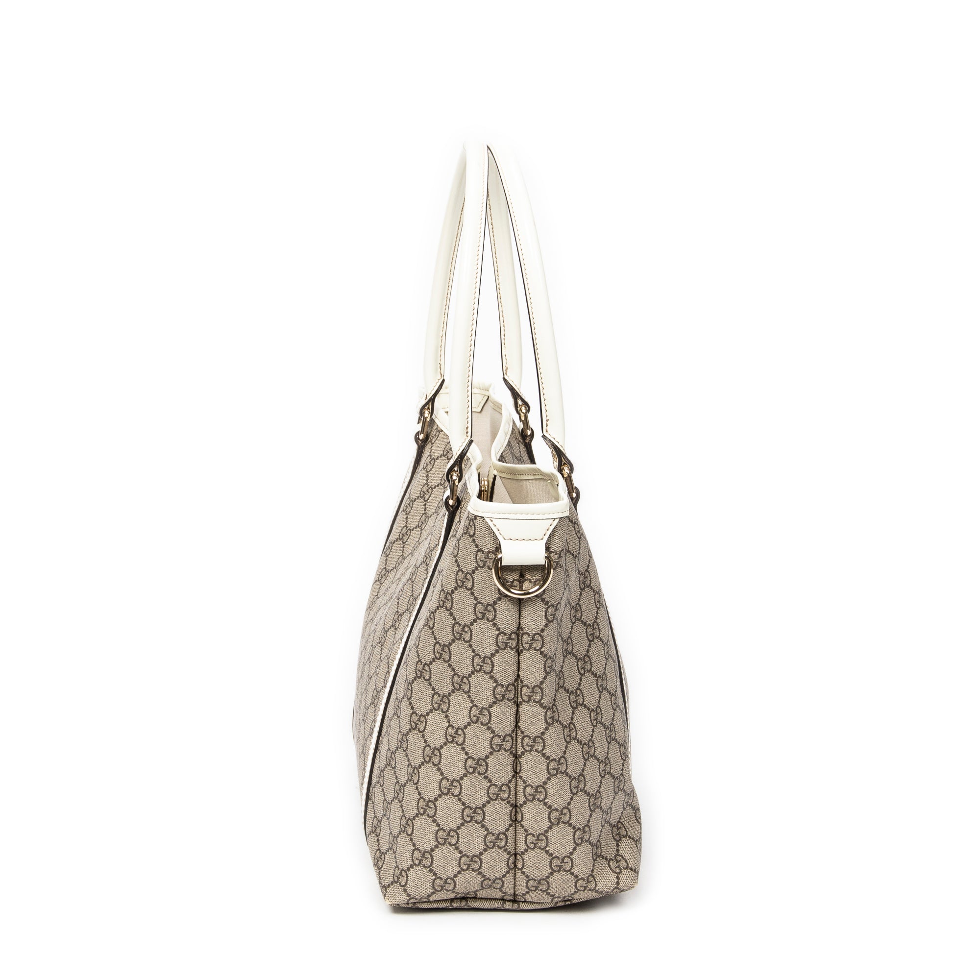 Shoulder Bag Medium Joy Tote Beige Supreme Coated Canvas