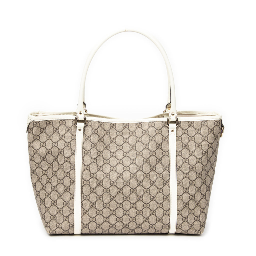 Shoulder Bag Medium Joy Tote Beige Supreme Coated Canvas