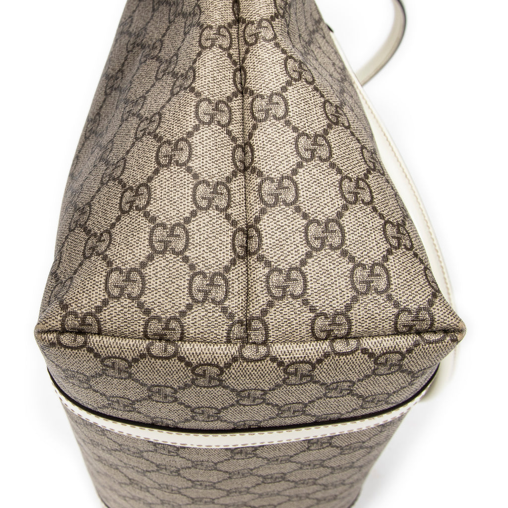 Shoulder Bag Medium Joy Tote Beige Supreme Coated Canvas