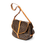 Shoulder Bag Saumur GM Brown Monogram Canvas