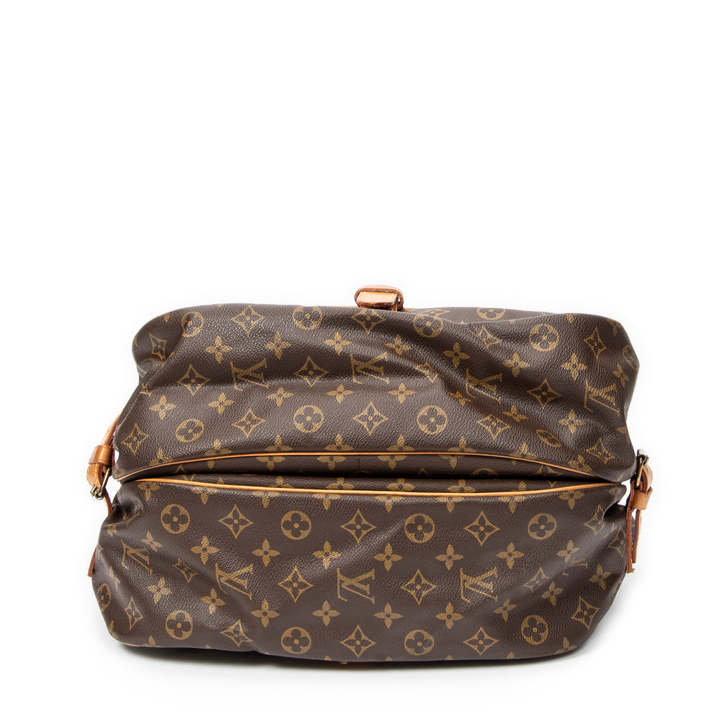 Shoulder Bag Saumur GM Brown Monogram Canvas