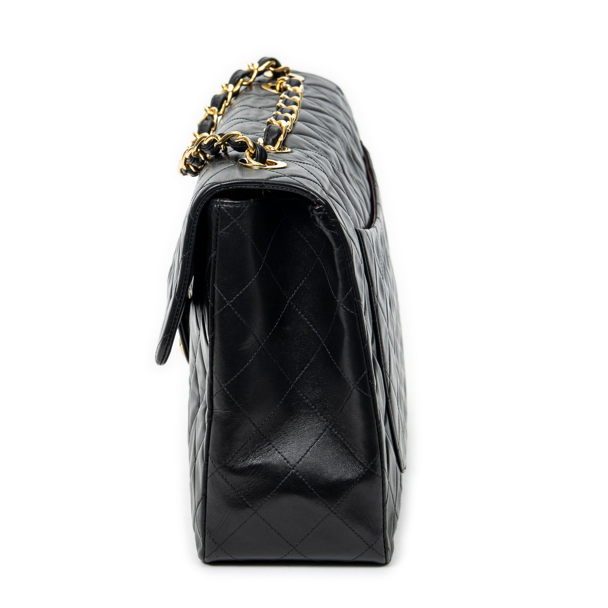 Chanel - Maxi Jumbo XL à rabat - Noir