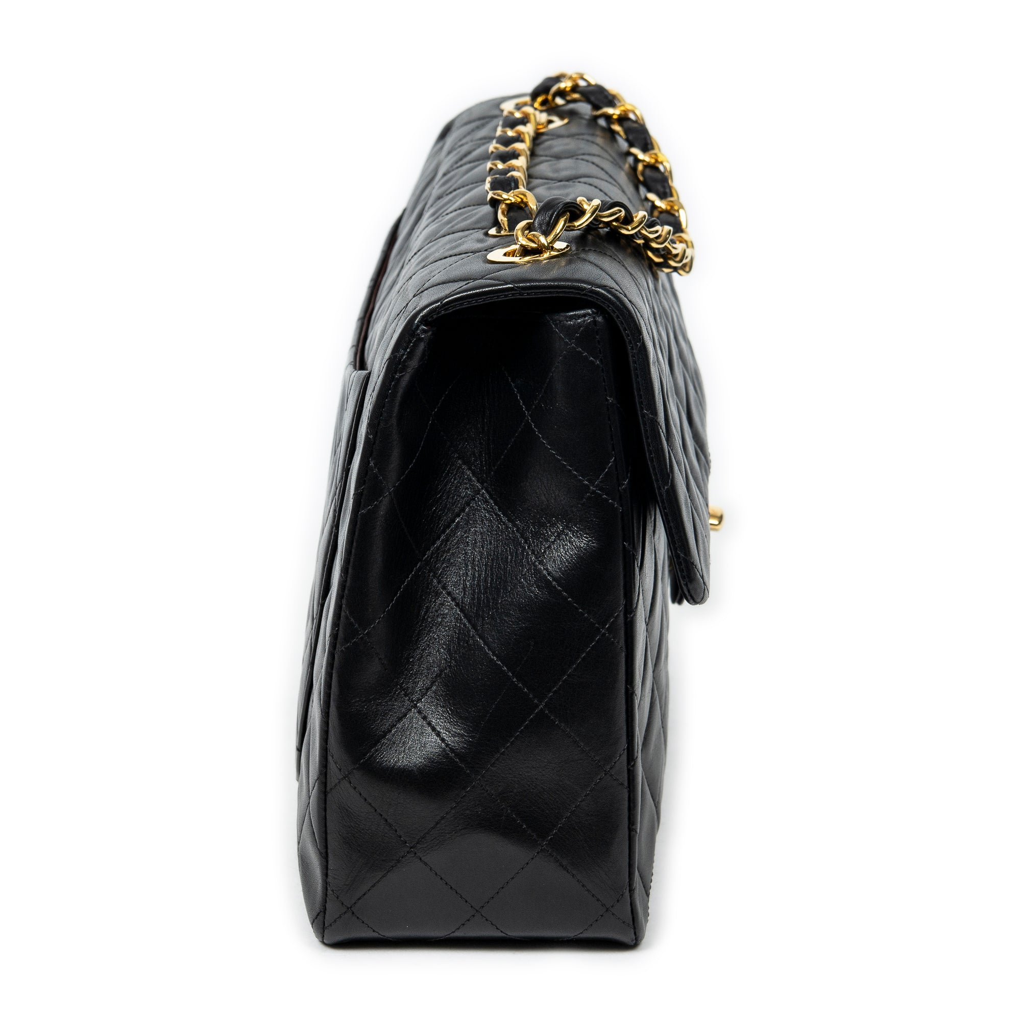Chanel - Maxi Jumbo XL à rabat - Noir