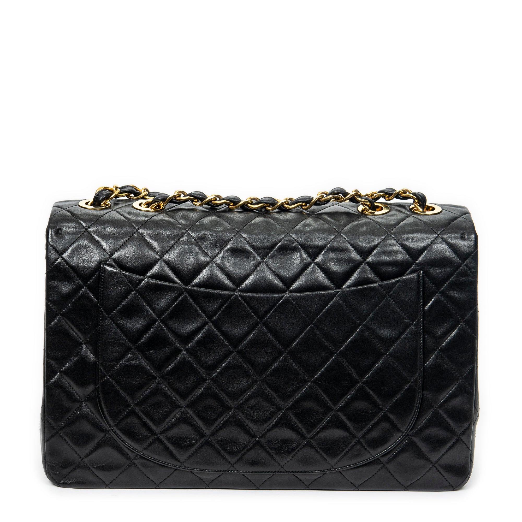 Chanel - Maxi Jumbo XL à rabat - Noir