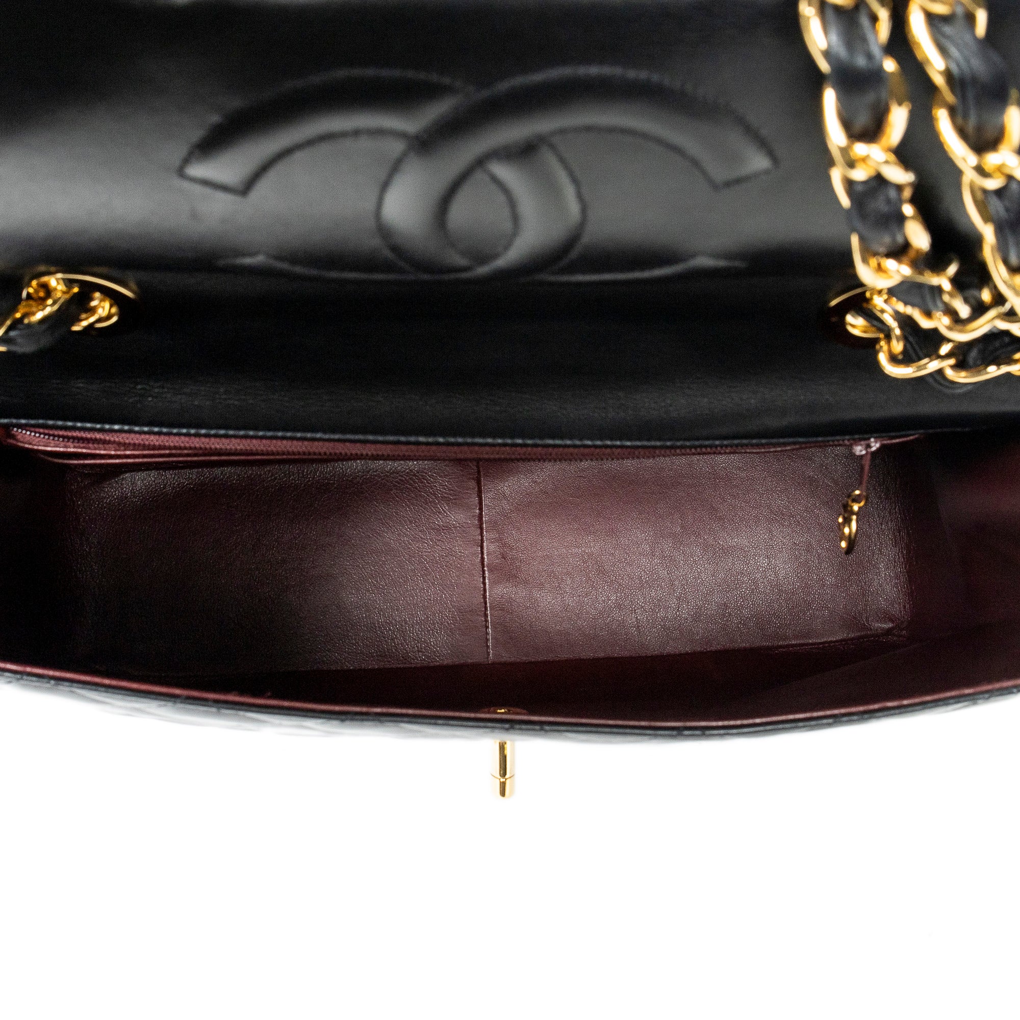 Chanel - Maxi Jumbo XL à rabat - Noir