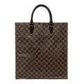Handbag Sac Plat Brown Damier Ebene