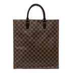 Handbag Sac Plat Brown Damier Ebene