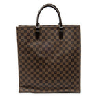 Handbag Sac Plat Brown Damier Ebene