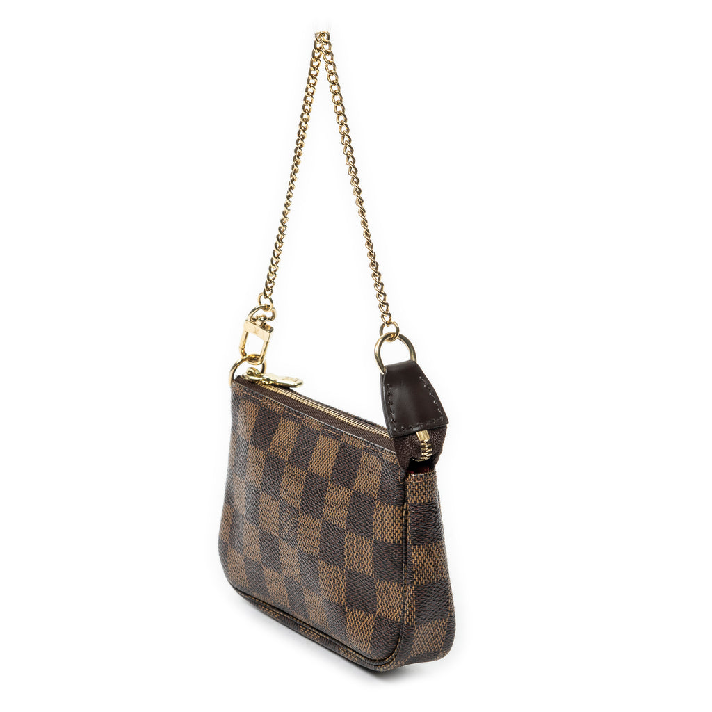 Pouch Mini Pochette Accessoires Brown Damier Ebene