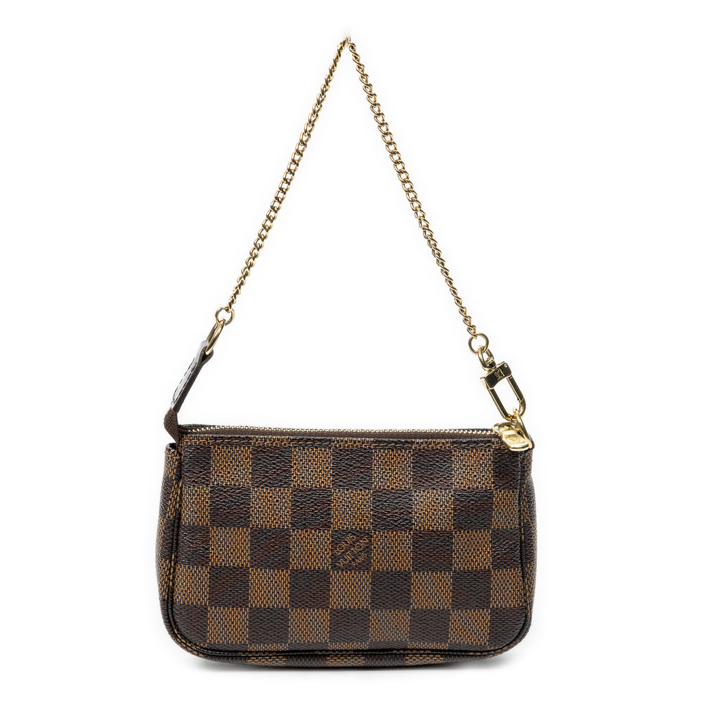 Pouch Mini Pochette Accessoires Brown Damier Ebene