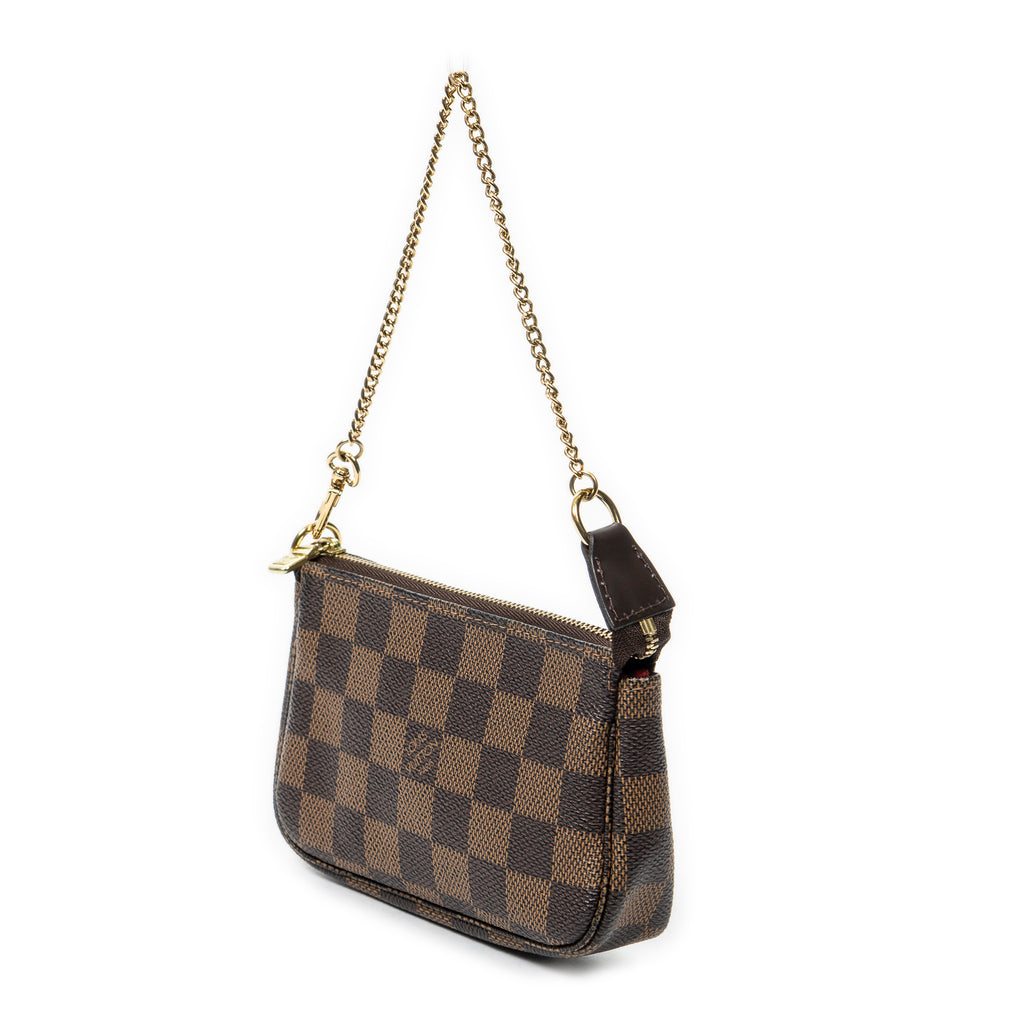 Pouch Mini Pochette Accessoires Brown Damier Ebene