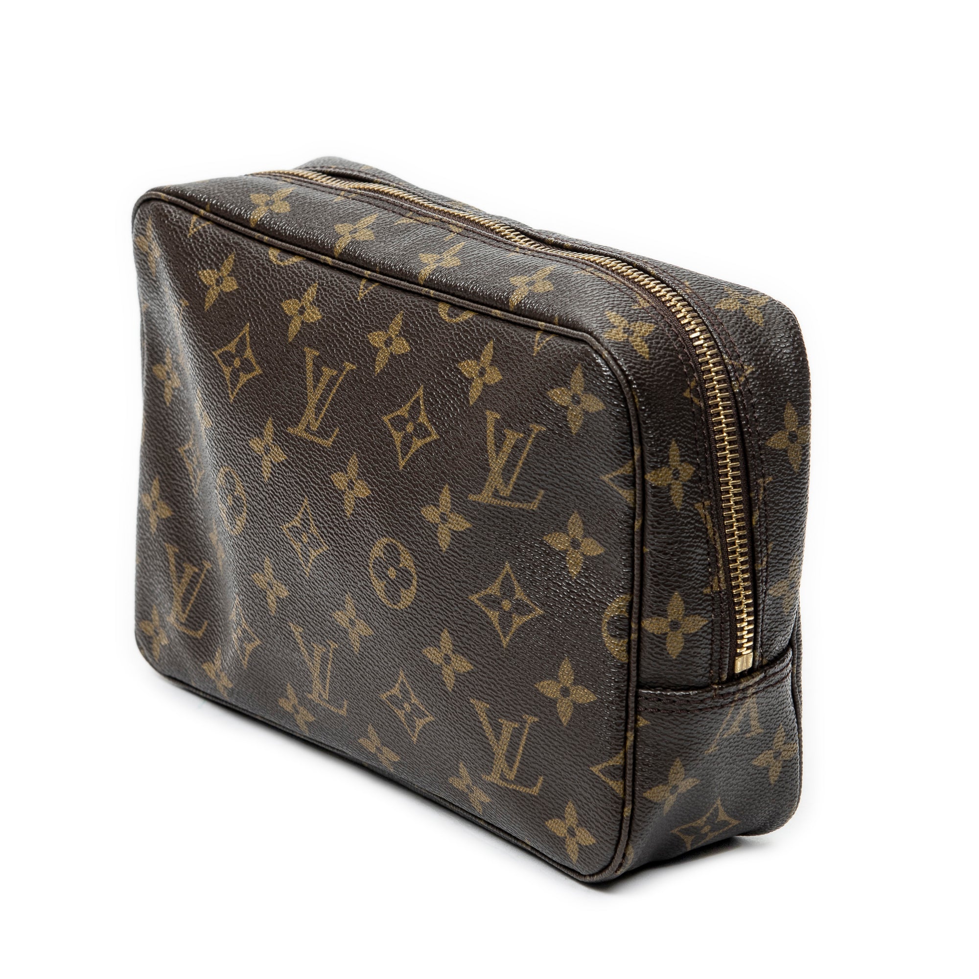 Bolsa de Aseo PM Lona Monogram Marrón