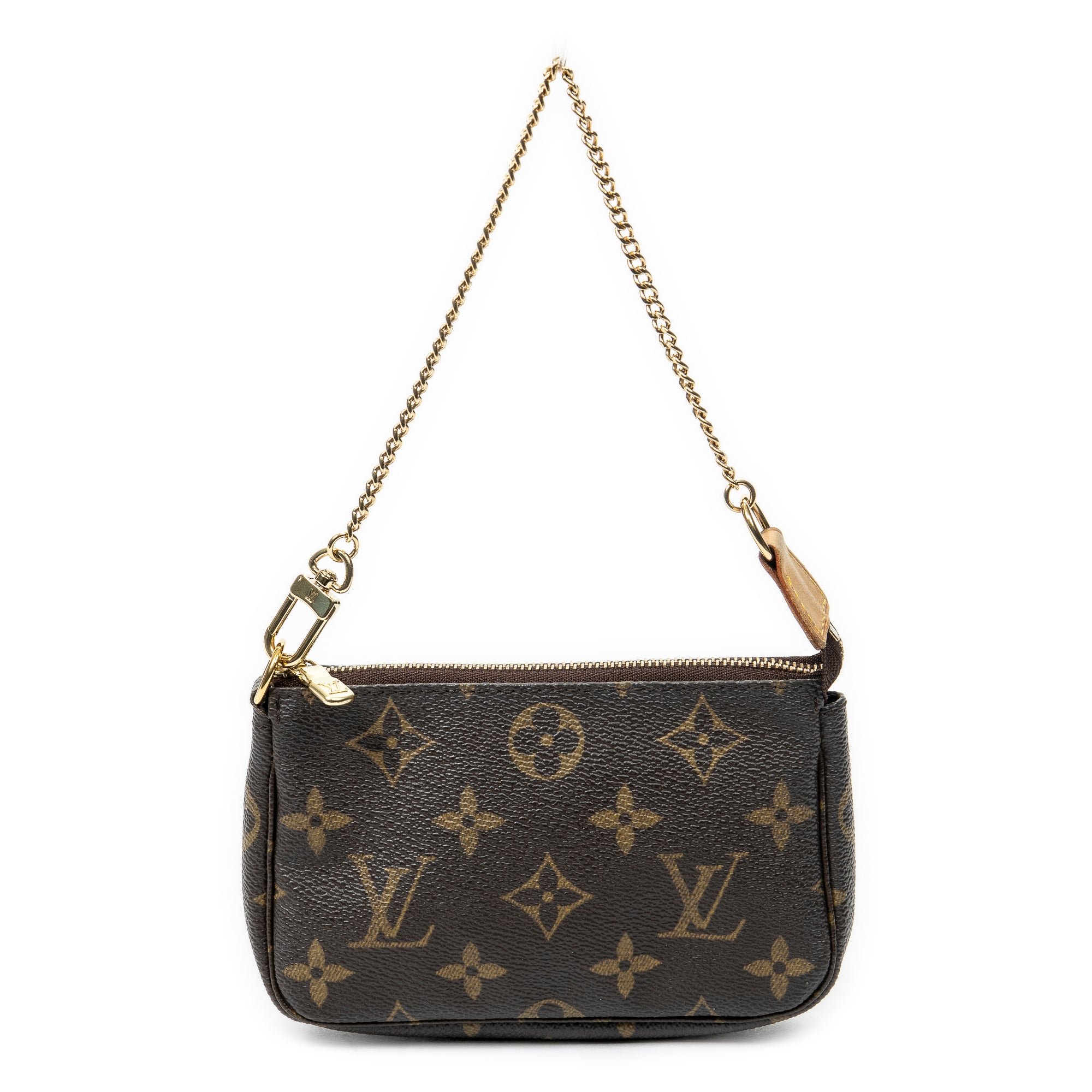 Pouch Mini Pochette Accessoires Brown Monogram Canvas