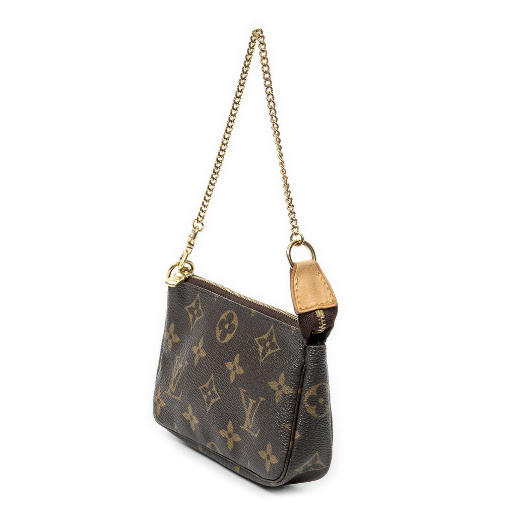 Pouch Mini Pochette Accessoires Brown Monogram Canvas