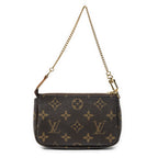 Pouch Mini Pochette Accessoires Brown Monogram Canvas