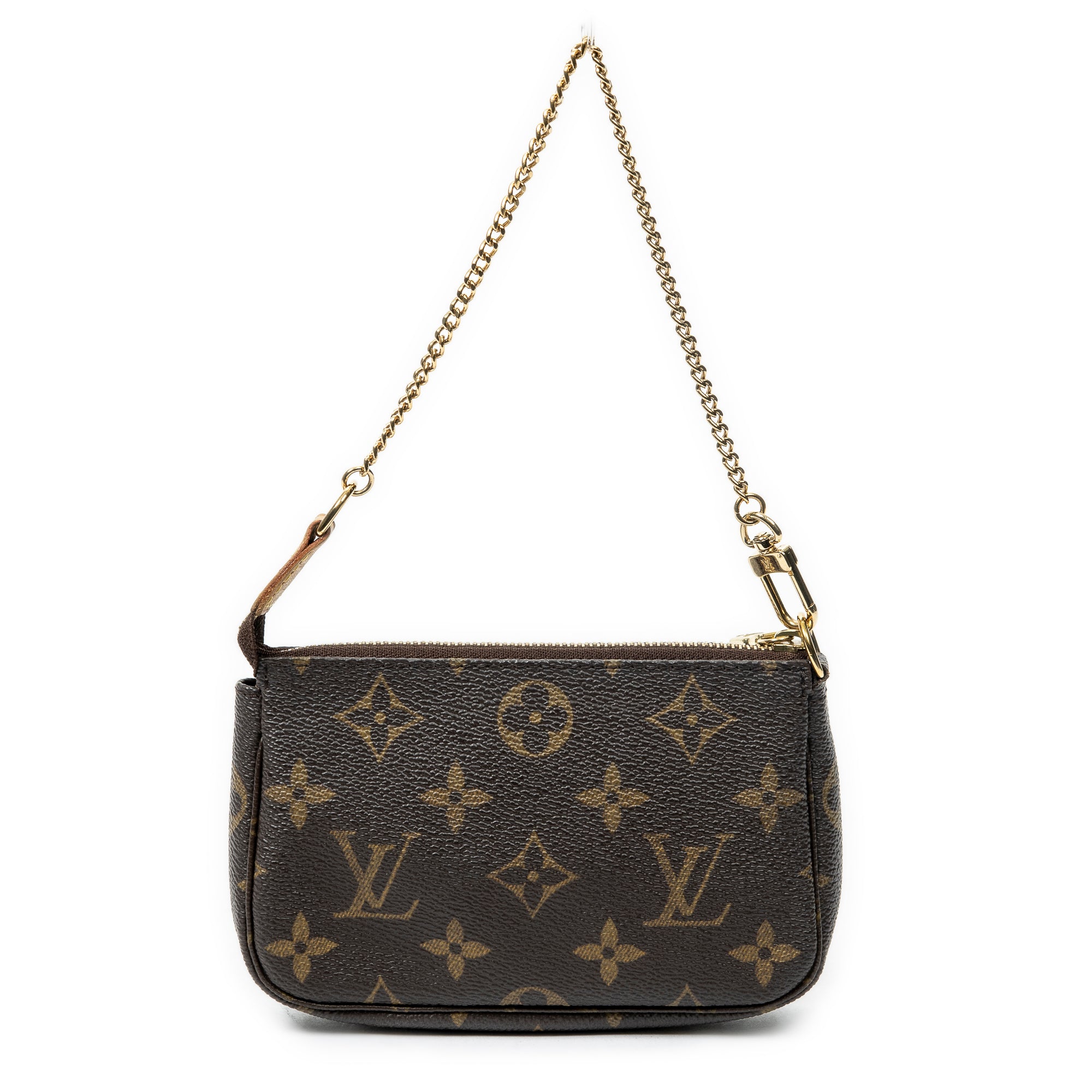 Pouch Mini Pochette Accessoires Brown Monogram Canvas