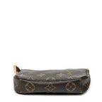 Pouch Mini Pochette Accessoires Lona Monogram Marrón