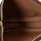 Pouch Mini Pochette Accessoires Lona Monogram Marrón
