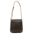 Shoulder Bag Musette Salsa Brown Monogram Canvas