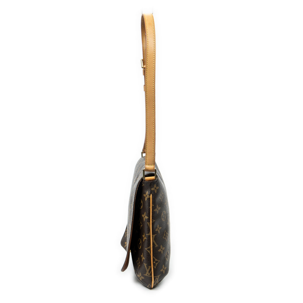 Shoulder Bag Musette Salsa Brown Monogram Canvas