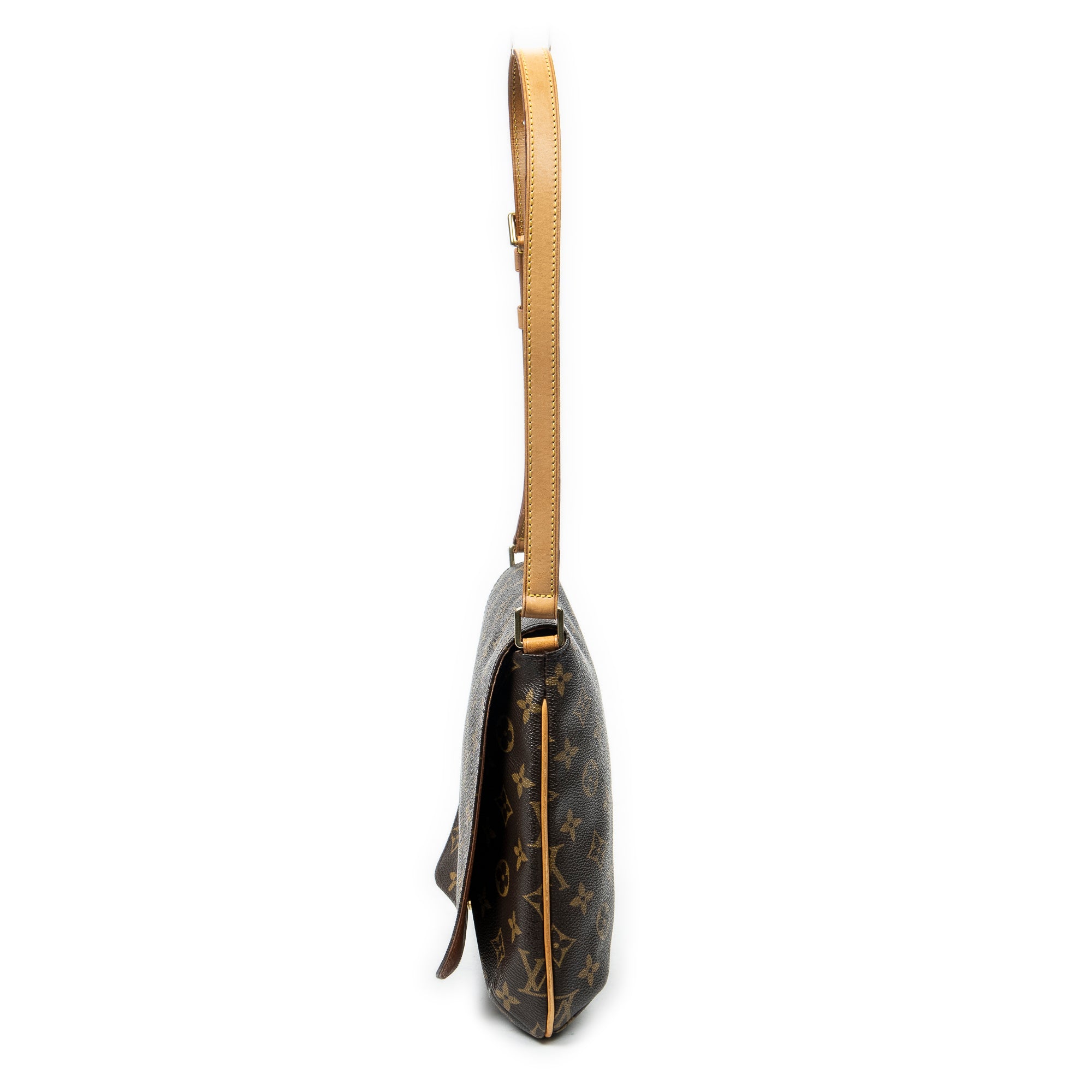 Shoulder Bag Musette Salsa Brown Monogram Canvas