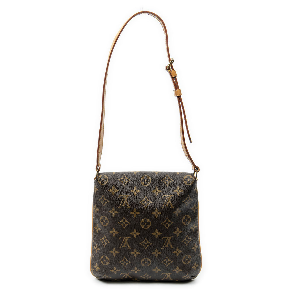 Shoulder Bag Musette Salsa Brown Monogram Canvas