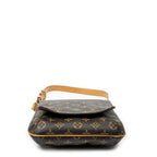 Shoulder Bag Musette Salsa Brown Monogram Canvas
