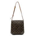 Shoulder Bag Musette Salsa Brown Monogram Canvas