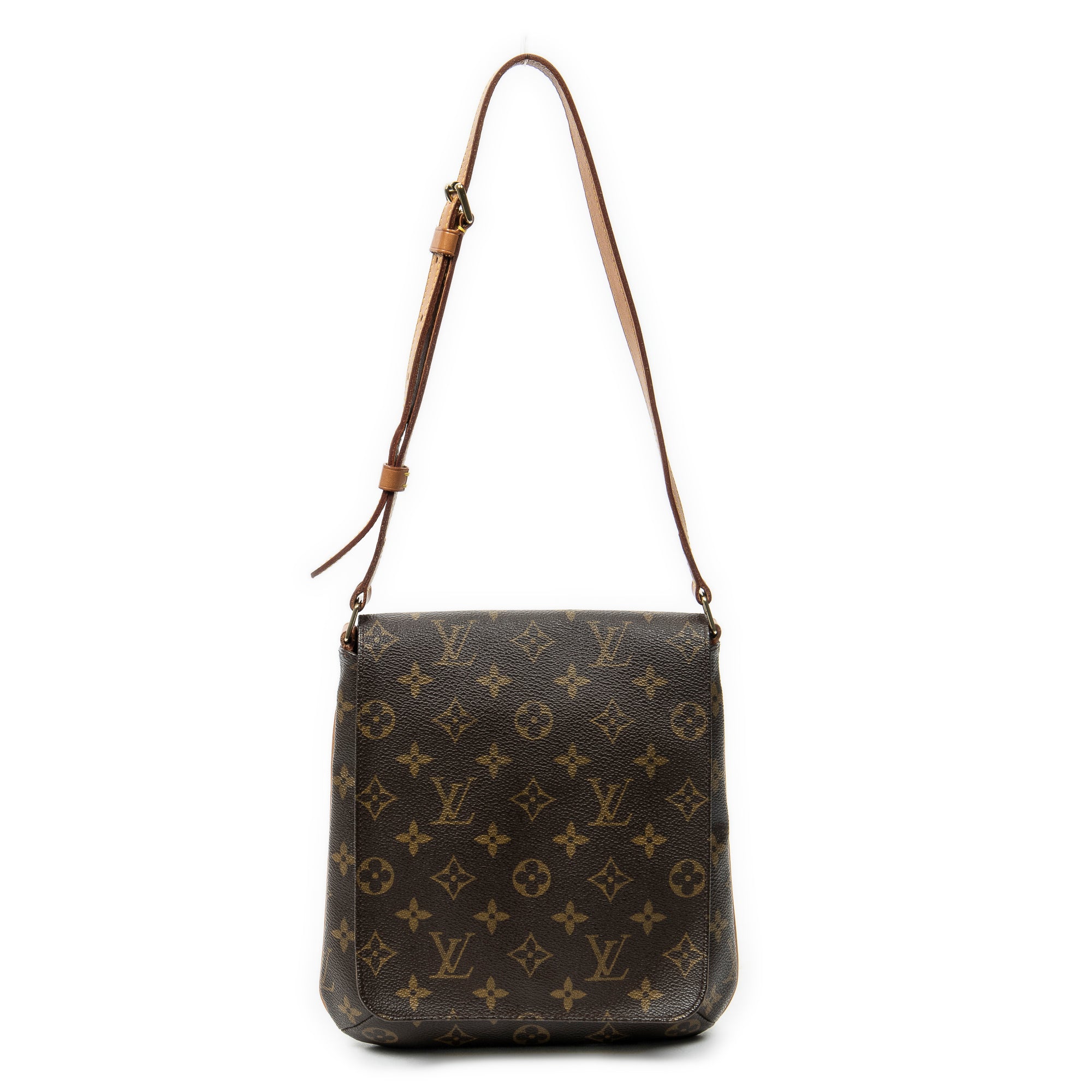 Shoulder Bag Musette Salsa Brown Monogram Canvas