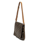 Shoulder Bag Musette Salsa Brown Monogram Canvas