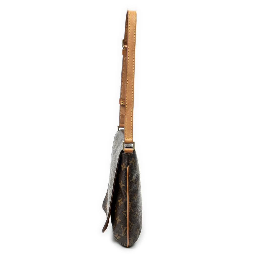 Shoulder Bag Musette Salsa Brown Monogram Canvas