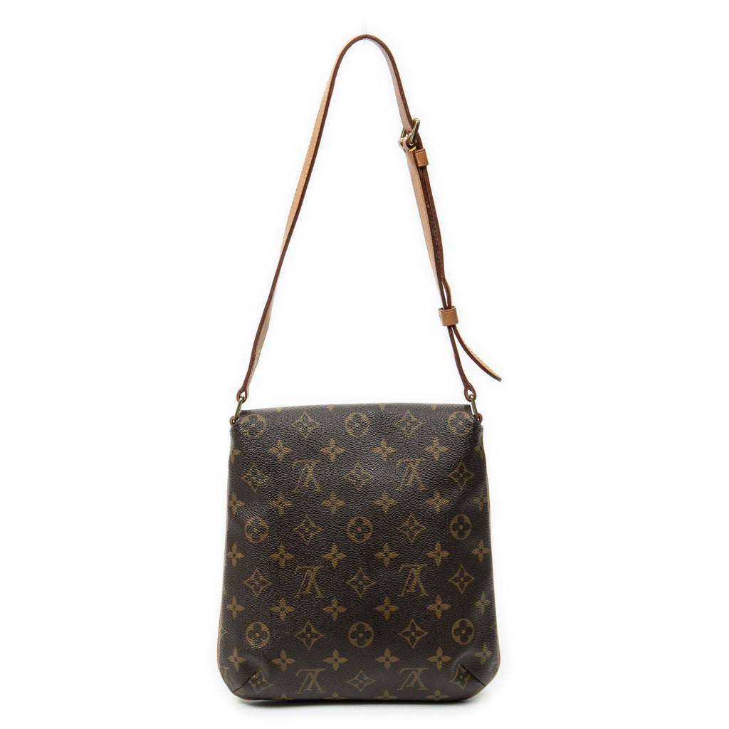 Shoulder Bag Musette Salsa Brown Monogram Canvas