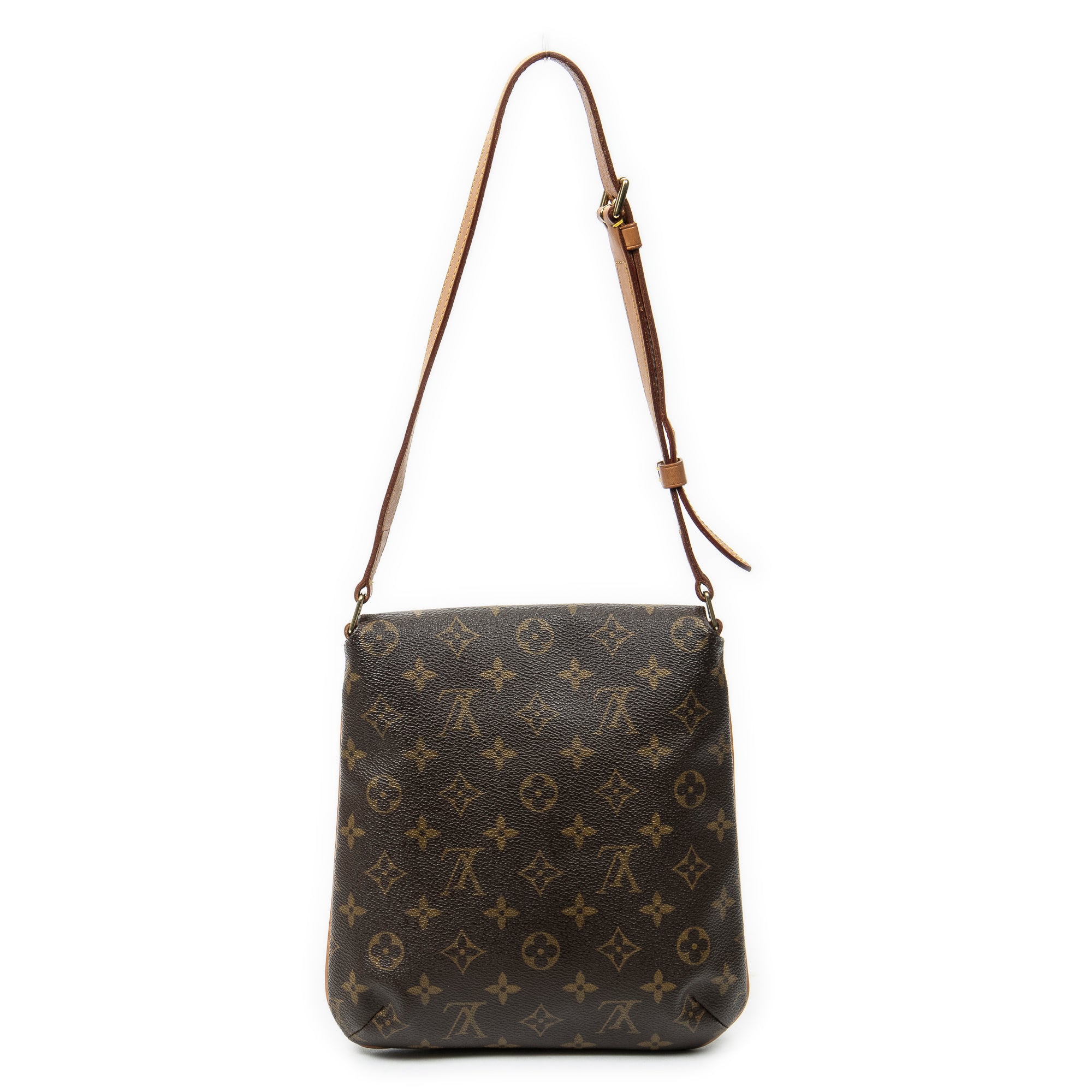 Shoulder Bag Musette Salsa Brown Monogram Canvas