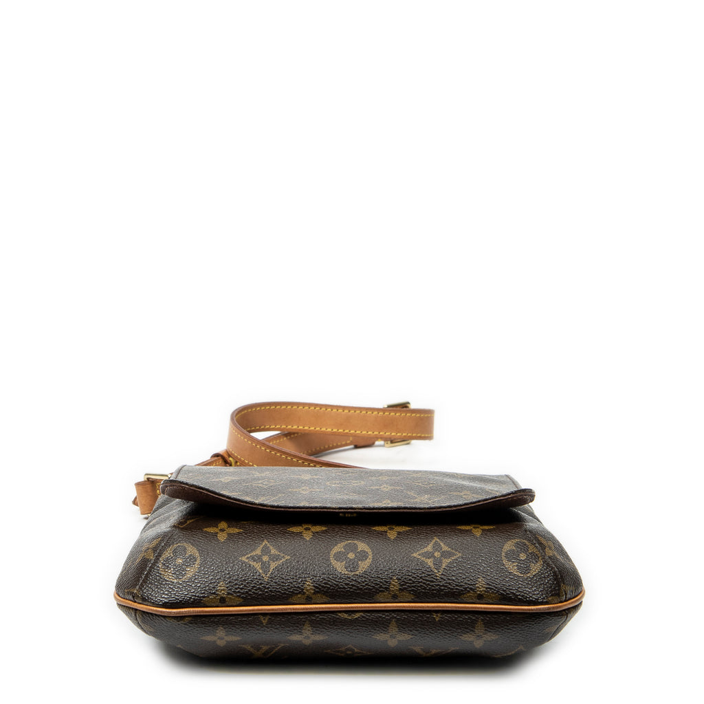 Shoulder Bag Musette Salsa Brown Monogram Canvas