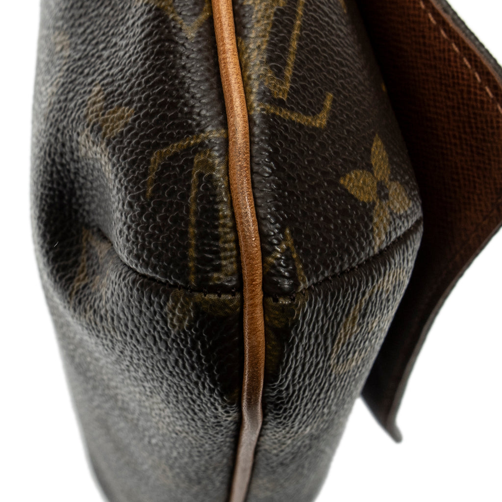 Shoulder Bag Musette Salsa Brown Monogram Canvas