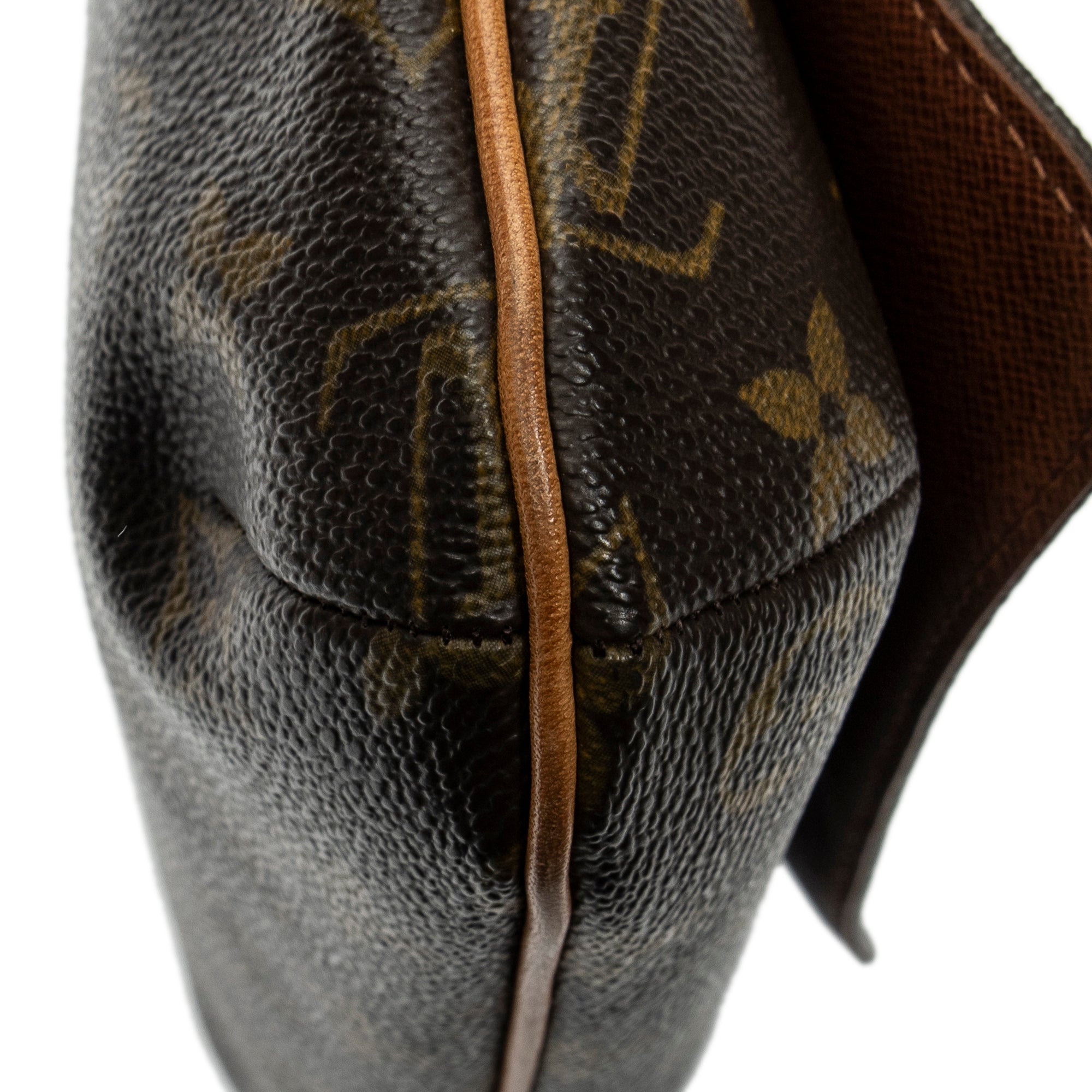 Shoulder Bag Musette Salsa Brown Monogram Canvas