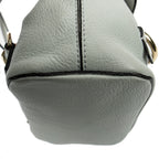 Mochila Pequeña Faye de Piel de Becerro Azul Claro