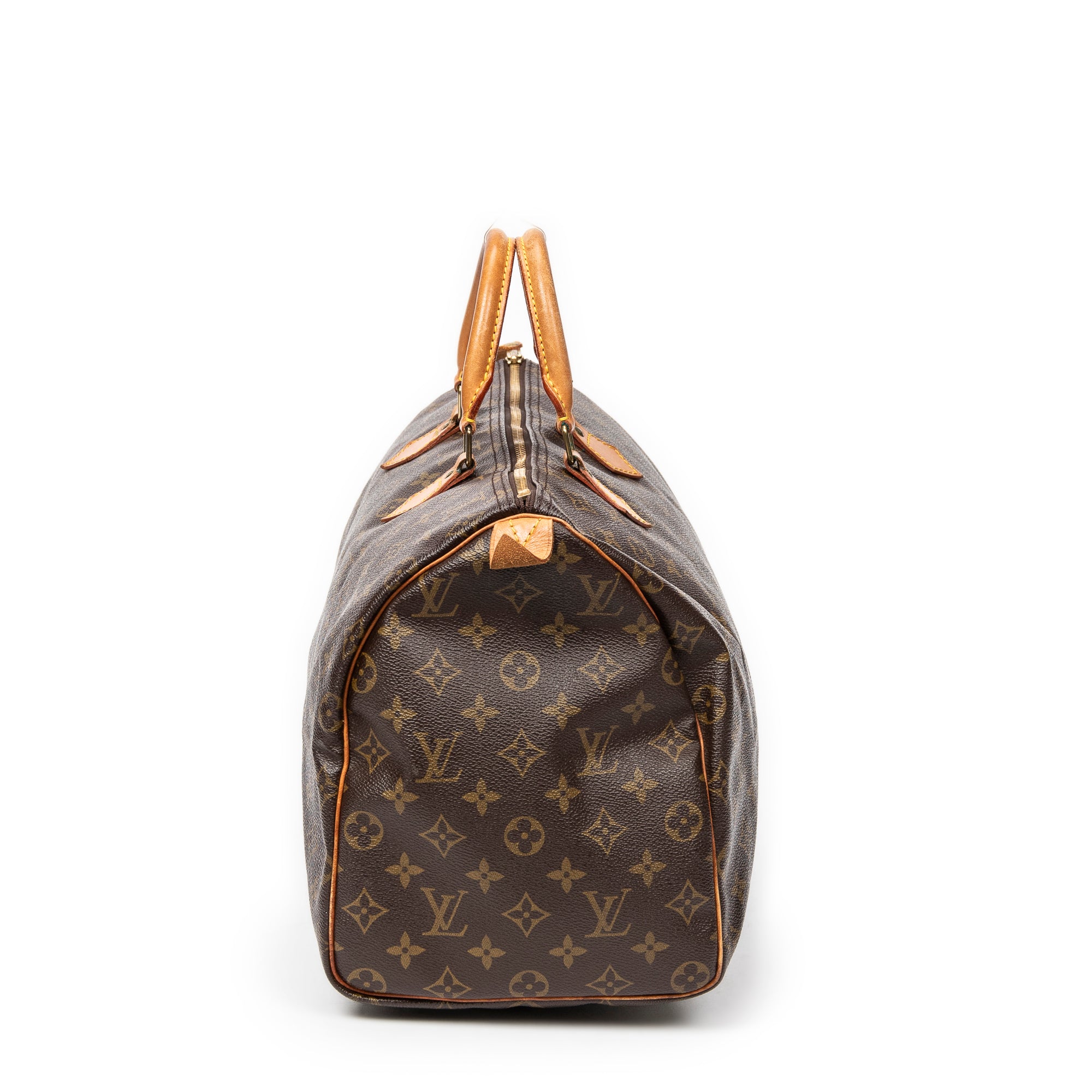 Handbag Speedy 40 Brown Monogram Canvas
