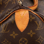 Handbag Speedy 40 Brown Monogram Canvas