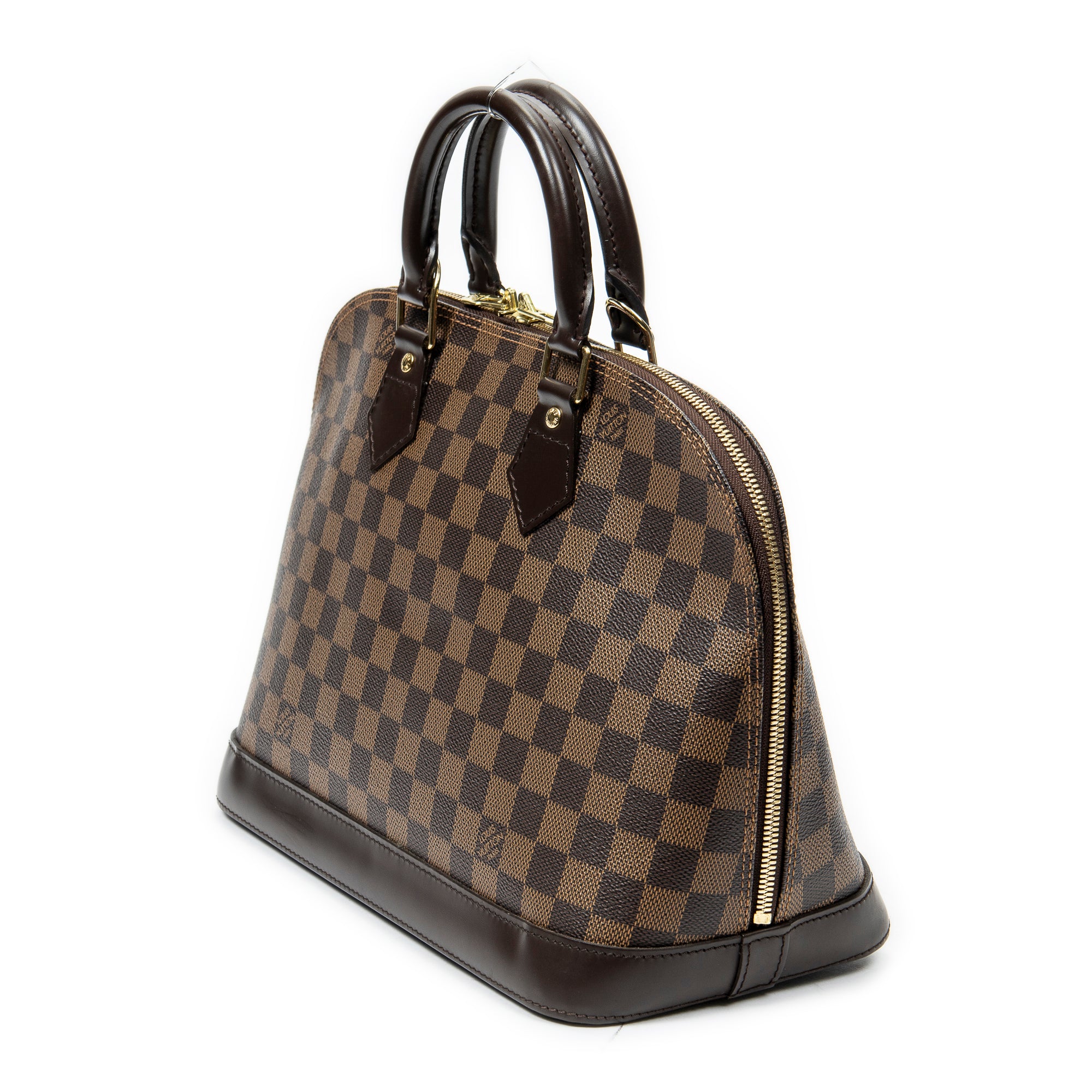 Handbag Alma PM Brown Damier Ebene