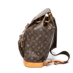 Backpack Montsouris GM Brown Monogram Canvas