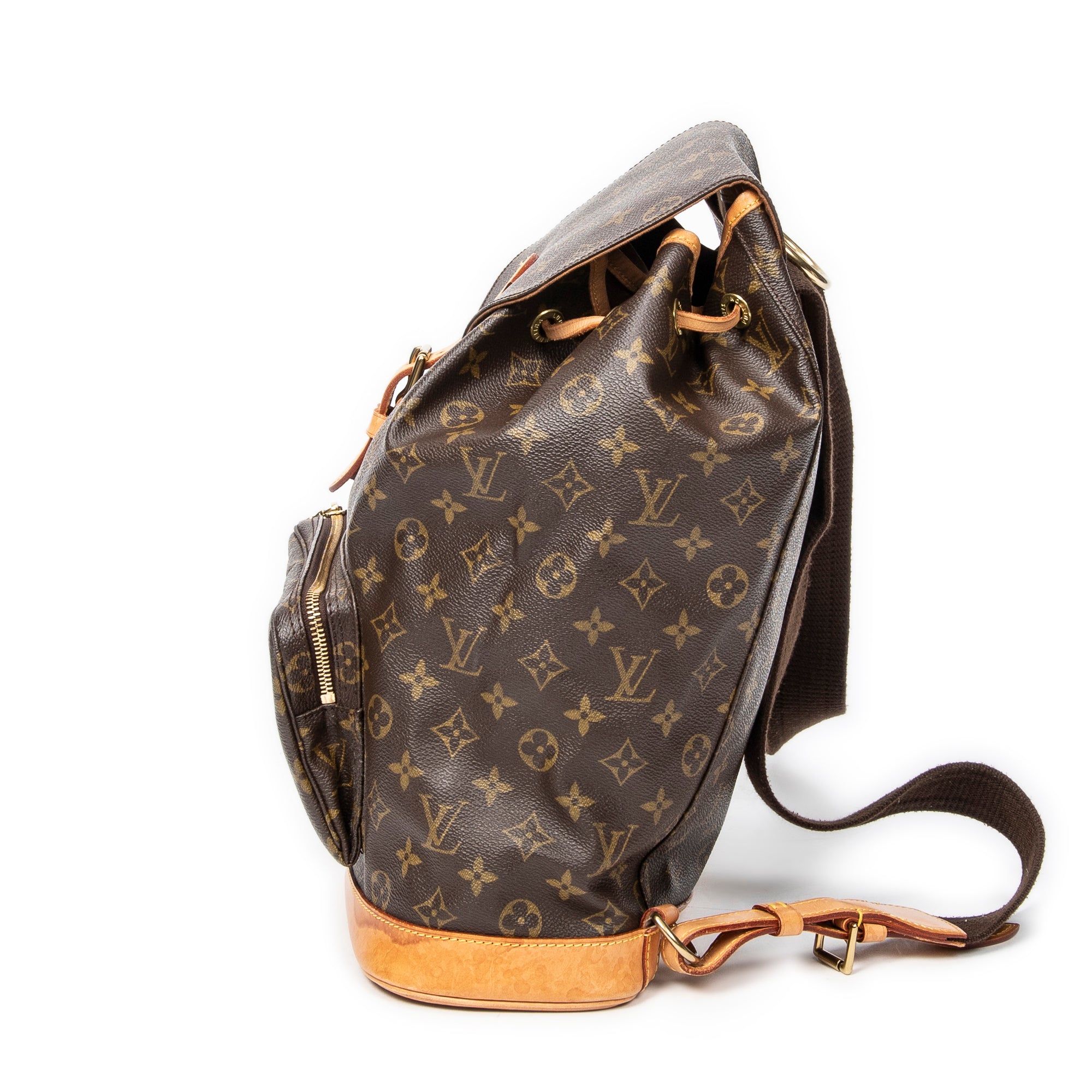 Backpack Montsouris GM Brown Monogram Canvas