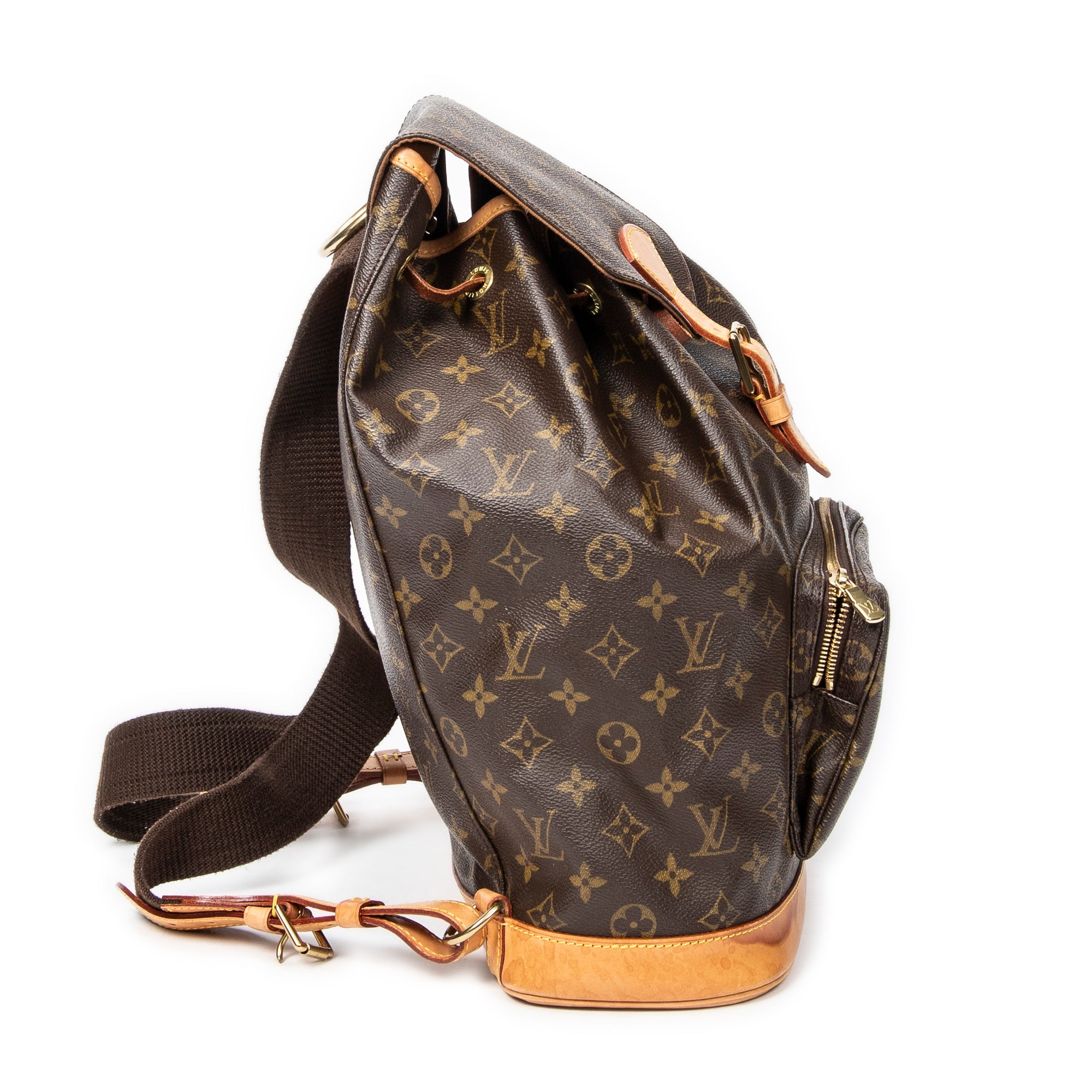 Backpack Montsouris GM Brown Monogram Canvas