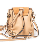 Backpack Mini Faye Backpack Beige Calfskin Leather