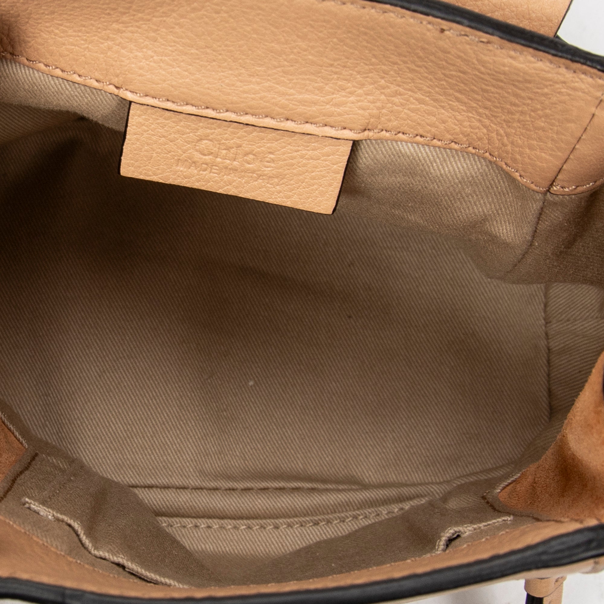 Backpack Mini Faye Backpack Beige Calfskin Leather