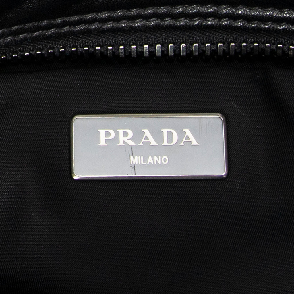 Shoulder Bag Reversible Tote Grey Nylon Canvas